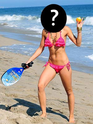 Which Beverly Hills resident flaunted her curves in a ruffled pink bikini? | AnnaLynne McCord