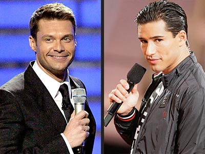 THE HOT HOSTS photo | Mario Lopez, Ryan Seacrest