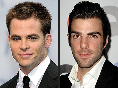 THE ENTERPRISE CREW photo | Chris Pine, Zachary Quinto
