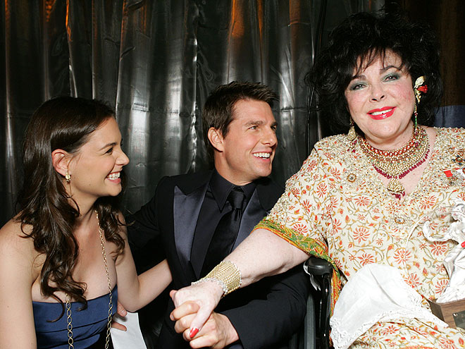 GRANDE DAME photo | Elizabeth Taylor, Katie Holmes, Tom Cruise