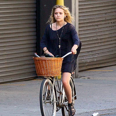 BICYCLING photo | Mary-Kate Olsen