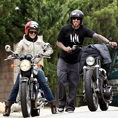 RIDING A MOTORCYCLE photo | Carey Hart, Pink