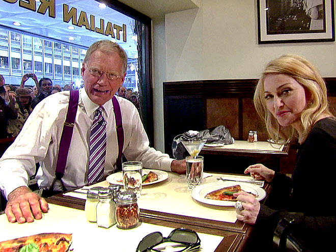DINNER DATE photo | David Letterman, Madonna