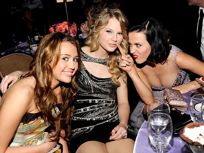 THREE'S COMPANY photo | Katy Perry, Miley Cyrus, Taylor Swift