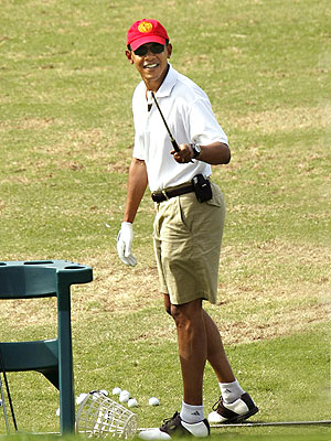 TEE TIME   photo | Barack Obama