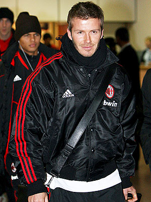 david beckham playing soccer 2009. David Beckham leads the way