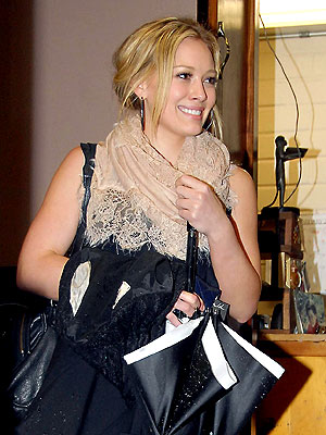 RAIN DELAY photo | Hilary Duff