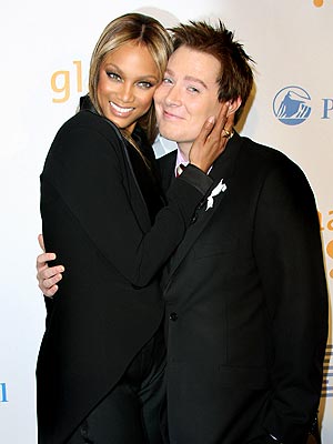 GLAAD TO BE THERE photo | Clay Aiken, Tyra Banks