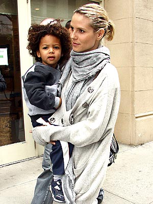 heidi klum children images. heidi klum seal children.