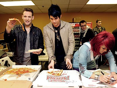 HAPPY MEAL photo | Adam Lambert, Allison Iraheta, Matt Giraud