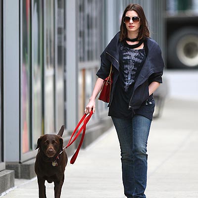 DOG WALKER photo | Anne Hathaway