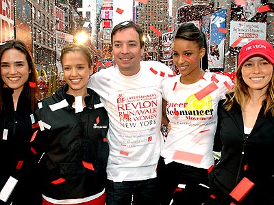ACTIVE PARTICIPANTS photo | Ciara, Jennifer Connelly, Jessica Alba, Jessica Biel, Jimmy Fallon