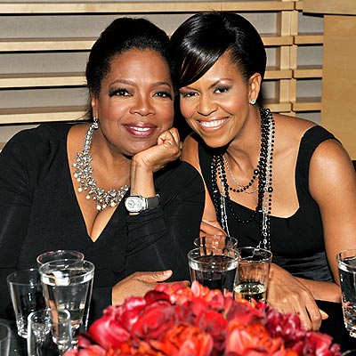 PAYING TRIBUTE photo | Michelle Obama, Oprah Winfrey