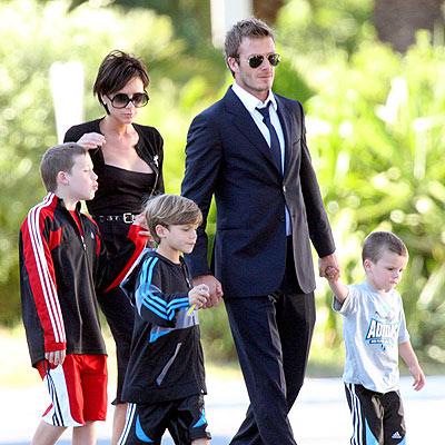 David Beckham Family