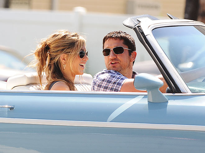 DROP TOP photo | Gerard Butler, Jennifer Aniston