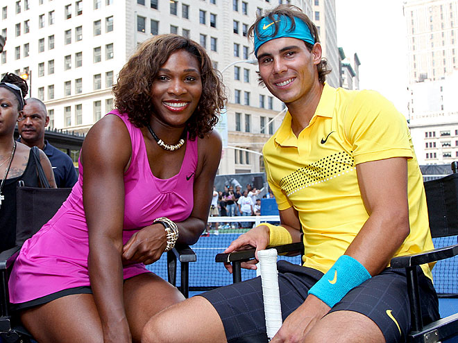 WHAT A MATCH photo | Rafael Nadal, Serena Williams