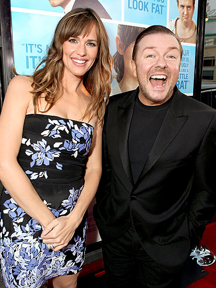 COMIC RELIEF photo | Jennifer Garner, Ricky Gervais