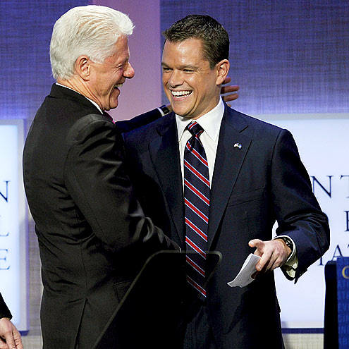 MISSION STATEMENT photo | Bill Clinton, Matt Damon