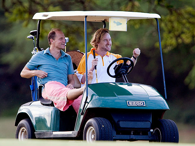CART WHEELIN’ photo | Owen Wilson, Woody Harrelson