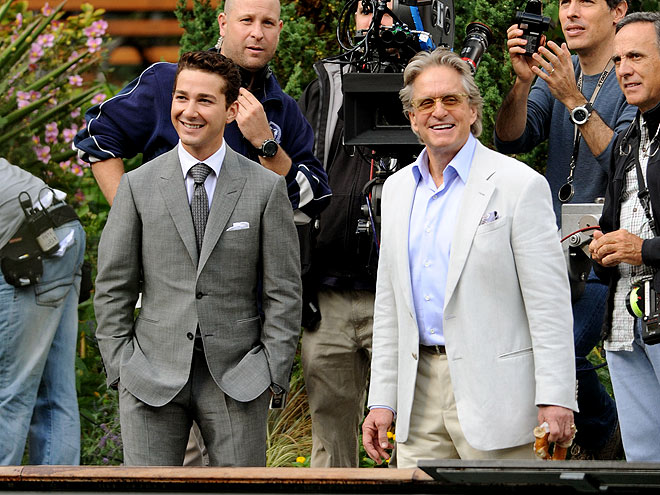 POWER SUITS photo | Michael Douglas, Shia LaBeouf