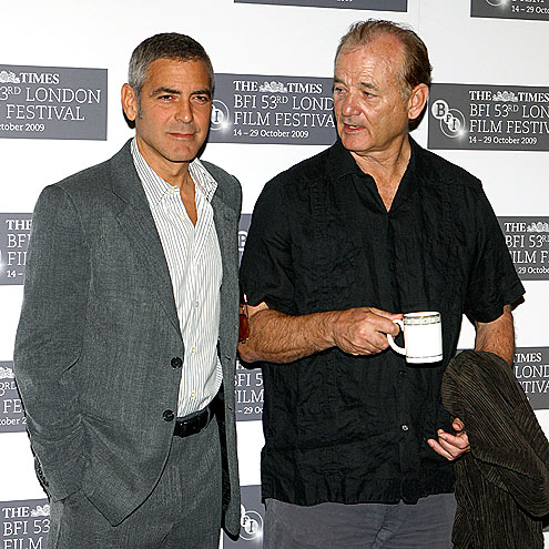 JOINED AT THE SIP photo | Bill Murray, George Clooney