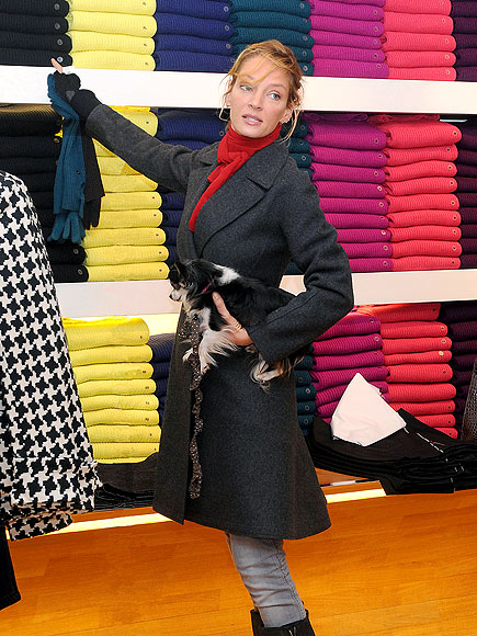 COLOR BLOCKED? photo | Uma Thurman