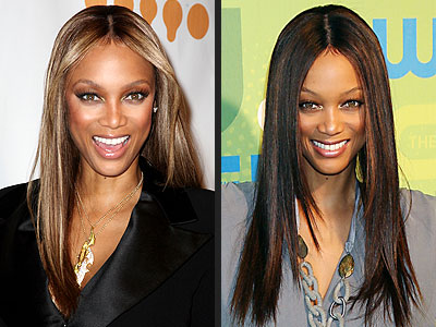 tyra banks hair flip. tyra banks hair colour.