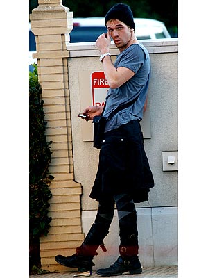 cam gigandet. Cam Gigandet#39;s Kilt?