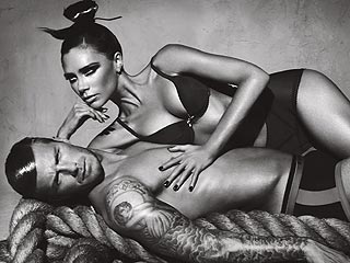 Posh and Becks Strip Down for Sexy Armani Ads – Together! | David Beckham, Victoria Beckham