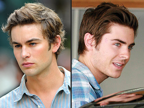 Zac Efron And Chace Crawford Of Gossip Girl New Haircuts