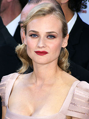 But the everfashionable Diane Kruger defied this cosmetic commandment by 
