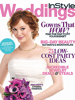 Christina Hendricks Tells InStyle Weddings About Falling In Love With Her