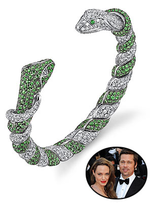 Angelina Jolie And Brad Pitt’s New Role: Jewelry Designers - Style News – StyleWatch – People.com : has to angelina jolie brad pitt earrings