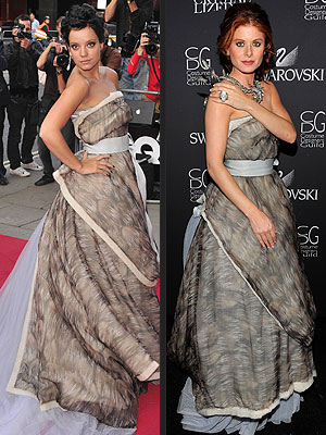 LILY VS. DEBRA
photo | Debra Messing, Lily Allen