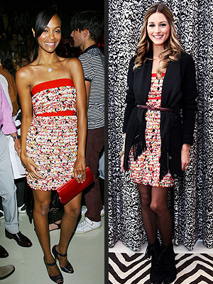 ZOE VS. OLIVIA photo | Olivia Palermo, Zoe Saldana