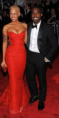 KANYE WEST AND AMBER ROSE photo | Kanye West