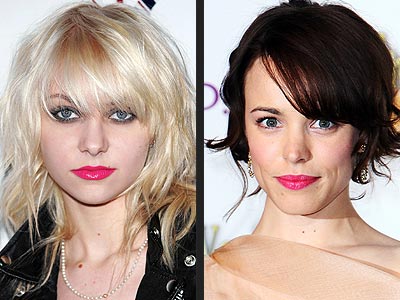 HOT PINK LIPS photo | Rachel McAdams, Taylor Momsen