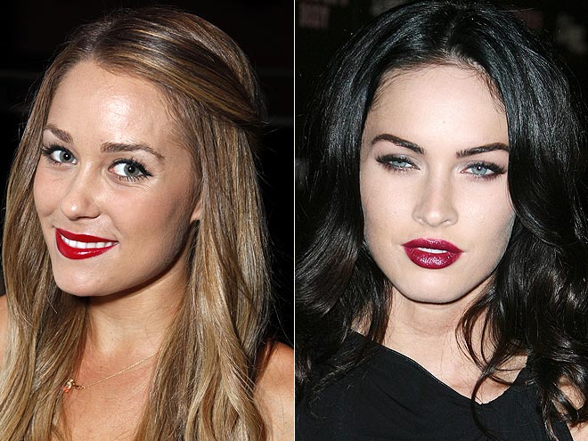 CREAMY RED LIPS photo | Lauren Conrad, Megan Fox