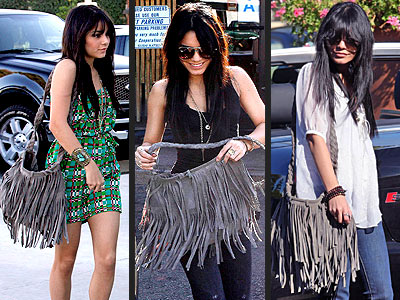 Vanessa Hudgens and her suede fringe 