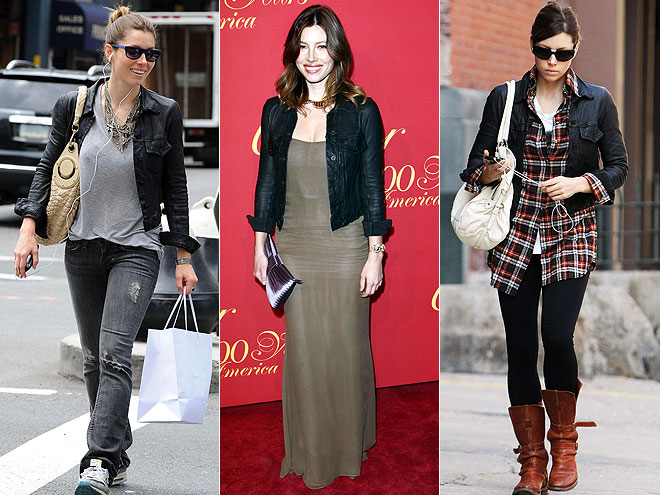 THE ROW JACKET  photo | Jessica Biel