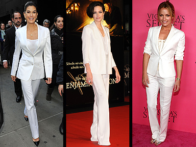 WHITE TUXEDOS photo | Angelina Jolie, Becki Newton, Teri Hatcher