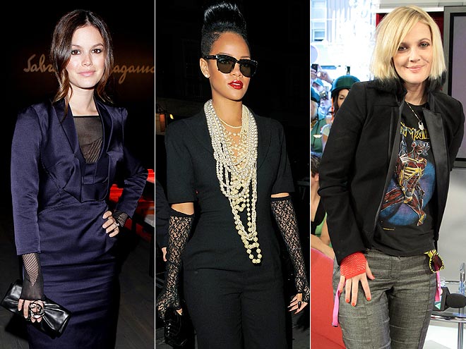 FINGERLESS GLOVES
photo | Drew Barrymore, Rachel Bilson, Rihanna