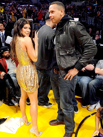FERGIE'S SEQUIN DRESS photo | Alex Rodriguez, Fergie