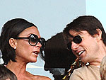 Tom & Victoria Watch a Soccer Match | Tom Cruise, Victoria Beckham