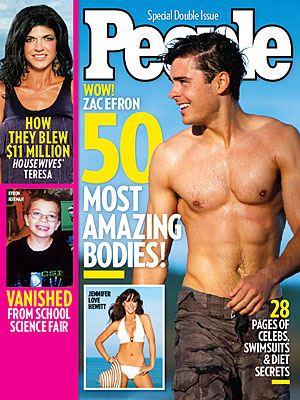  photo | Diet & Fitness, Zac Efron Cover, Jennifer Love Hewitt, Kyron Horman, Teresa Giudice, Zac Efron