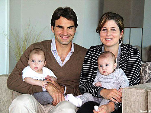 Roger Federer and Family: Double Take – Moms & Babies – Celebrity