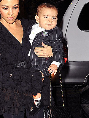 Look for Less Mason Disick's Polished Pinstripes