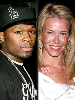 Couples Watch: 50 Cent & Chelsea Handler Party with Her Pals