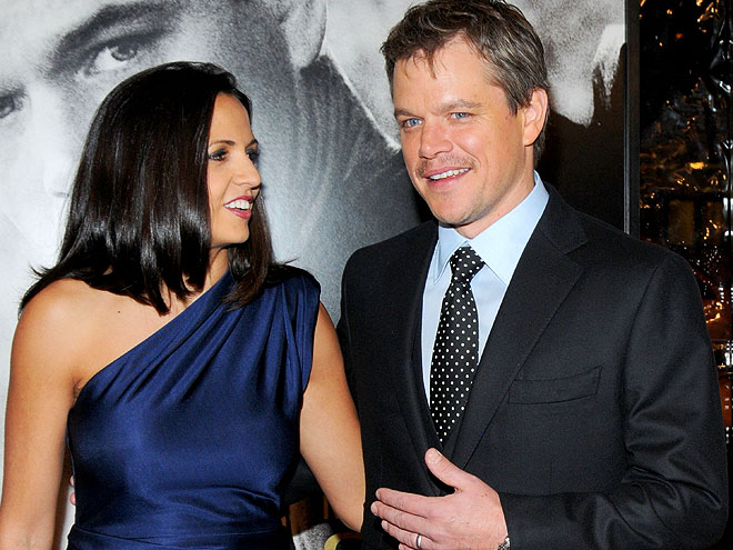 photo | Luciana Barroso, Matt Damon