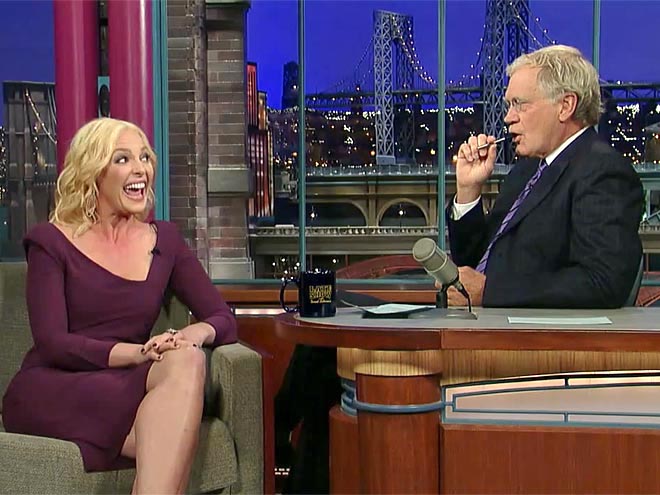 photo | David Letterman, Katherine Heigl